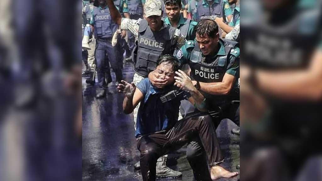 শিক্ষার্থীর মুখ চেপে ধরা ছবিটি এআই দিয়ে তৈরি নয়: রিউমর স্ক্যানার